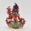 Hand Painted 24 Karat Gold Gilded 9" Red Tara Statue