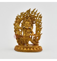 Good Quality Copper Alloy with Gold Plated 3.75" Vajrapani Statue