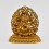 Fine Quality Copper Alloy with Gold Plated 4.25" Bernagchen Mahakala Statue