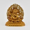 Fine Quality Copper Alloy with Gold Plated 4.25" Bernagchen Mahakala Statue