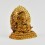 Fine Quality Copper Alloy with Gold Plated 4.25" Bernagchen Mahakala Statue