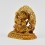 Fine Quality Copper Alloy with Gold Plated 4.25" Bernagchen Mahakala Statue