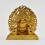 Fine Quality Copper Alloy with Gold Plated 4.25" Bernagchen Mahakala Statue