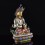 Hand Painted with 24 Karat Gold Gilded and Hand Painted Face 14.5" Vajrasattva / Dorjesempa Statue