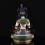 Hand Painted with 24 Karat Gold Gilded and Hand Painted Face 14.5" Vajrasattva / Dorjesempa Statue