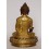 8.25" Medicine/Menla Buddha Oxidized Copper Alloy Gold Plated Statue from Patan, Nepal