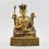 Hand Made Gold Gilded Copper Alloy and Hand Painted Face 11" The 15th Karmapa - Kungzang Khakyab Dorje Statue