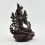 Hand Made Copper Alloy in Oxidation Finish 8.5" Green Tara / Dholma Statue