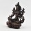 Hand Made Copper Alloy in Oxidation Finish 8.5" Green Tara / Dholma Statue