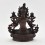 Hand Made Copper Alloy in Oxidation Finish 8.5" Green Tara / Dholma Statue