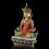 Hand Made Copper Alloy, Hand Painted with 24 Karat Gold Gilded and Hand Painted Face 14.5" Aparmita / Tsepame Statue