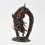 Hand Made 8.25" Troma Nagmo Jogini Oxidized Copper Alloy Statue from Patan, Nepal