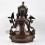 Hand Made Copper Alloy in Oxidation Finish19.75" White Tara / Dholkar Statue