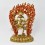 Hand Made Copper Alloy with 24 Karat Gold Gilded 11" Citipati Statue