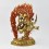 Hand Made Copper Alloy with 24 Karat Gold Gilded 11" Citipati Statue