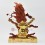 Hand Made Copper Alloy with 24 Karat Gold Gilded and Hand Painted Face 13" Rahula Statue