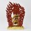 Hand Made Gold Gilded and Hand Painted Face 13.75" Dantapani Mahakala Statue