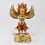 Hand Made Copper Alloy with Fully Gold Gilded 11" Garuda Statue