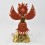 Hand Made Copper Alloy with Fully Gold Gilded 11" Garuda Statue