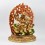 Hand Made Copper Alloy Gold Gilded and Hand Painted Face 14" Dorje Lhakpa Statue