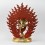 Hand Made Copper Alloy Gold Gilded and Hand Painted Face 14.5" Kurukulla Statue