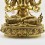 Tibetan Buddhist Copper Alloy with Gold Gilded, Hand Painted Face 19" Chenrezig Statue