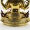 Tibetan Buddhist Copper Alloy with Gold Gilded, Hand Painted Face 19" Chenrezig Statue