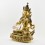 Tibetan Buddhist Copper Alloy with Gold Gilded, Hand Painted Face 19" Vajrasattva Statue