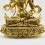 Tibetan Buddhist Copper Alloy with Gold Gilded, Hand Painted Face 19" Vajrasattva Statue
