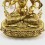 Tibetan Buddhist Copper Alloy with Gold Gilded, Hand Painted Face 19" Vajrasattva Statue