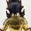 Tibetan Buddhist Copper Alloy with Gold Gilded, Hand Painted Face 19" Vajrasattva Statue