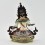 Hand Painted Copper Alloy with 24 Karat Gold Gilded 8.75" Vajrasattva Dorjesempa Statue