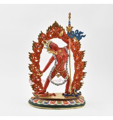 Hand Made Gold Gilded and MultiColor Finish 12.5" Vajrayogini Statue