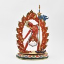 Hand Made Gold Gilded and MultiColor Finish 12.5" Vajrayogini Statue