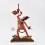 Hand Made Gold Gilded and MultiColor Finish 12.5" Vajrayogini Statue