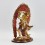Hand Made Gold Gilded and Hand Painted Face 7.5" Ekajata Statue
