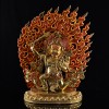 Hand Made Gold Gilded and Hand Painted Face 20" Achala - Chandamaharoshana Statue