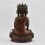 Hand Made Copper Alloy in Oxidation Finish 13.25" Crowned Sakyamuni Buddha Statue