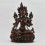 Hand Made Copper Alloy in Oxidation Finish 13" Green Tara / Dholma Statue
