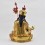Hand Made Copper Alloy with Fully Gold Gilded 14" Guru Rinpoche Statue