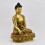 Hand Made Gold Gilded and Hand Painted Face 13" Sakyamuni Buddha / Tomba Statue