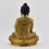 Hand Made Gold Gilded and Hand Painted Face 13" Sakyamuni Buddha / Tomba Statue