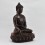 Hand Made  Copper Alloy in Oxidation Finish 15" Shakyamuni Buddha Statue