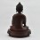 Hand Made  Copper Alloy in Oxidation Finish 15" Shakyamuni Buddha Statue