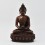 Hand Made Copper Alloy in Oxidation Finish 8.5" Amitabha Buddha / Opame Statue
