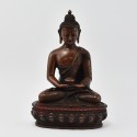 Hand Made Copper Alloy in Oxidation Finish 8.5" Amitabha Buddha / Opame Statue