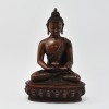 Hand Made Copper Alloy in Oxidation Finish 8.5" Amitabha Buddha / Opame Statue