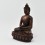 Hand Made Copper Alloy in Oxidation Finish 8.5" Amitabha Buddha / Opame Statue