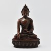 Hand Made Copper Alloy in Oxidation Finish 8.5" Shakyamuni Buddha / Tomba Statue