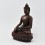 Hand Made Copper Alloy in Oxidation Finish 8.5" Shakyamuni Buddha / Tomba Statue